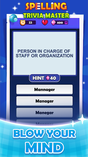 Android application Spelling Trivia Master screenshort