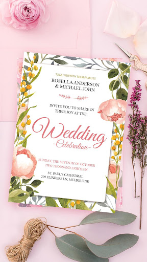 Invitation Maker Card Maker Screenshot 2 - AppWisp.com