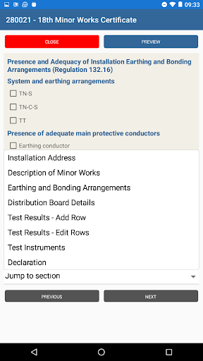 SELECT Certs Screen 3