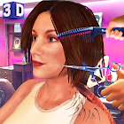 สาวตัดผมร้านทำผมทรงผมและเกม 3D 2.0