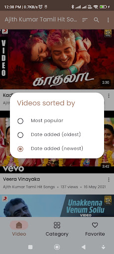 Ajith Kumar Tamil Hit Songs Screen 2