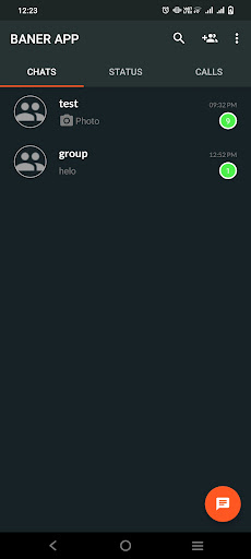BanerApp Screen 2