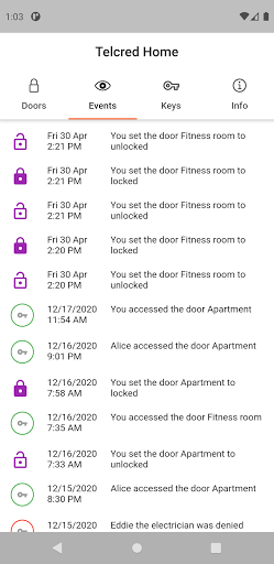 Telcred Home Screen 2