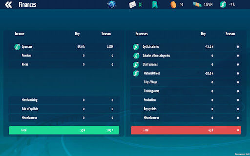 Screenshot of Live Cycling Manager Pro 2024