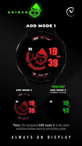 GRINCH Christmas Watch Face screenshot 15