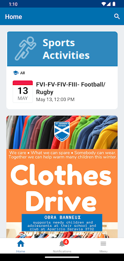 Android application St. Andrew's School - Uruguay screenshort