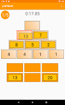 Number Pyramid Aritgram Puzzle screenshot 14