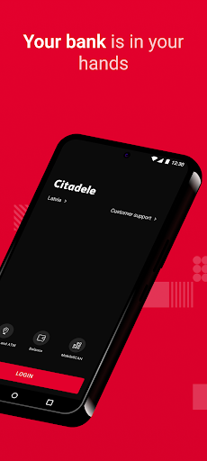 Android application Citadele Bank screenshort