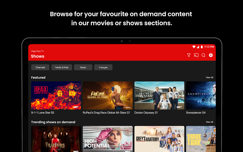 Virgin Plus TV Screen Photos 16