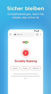 WOT Mobiler Sicherheitsschutz Screenshot