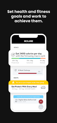 Roure Personal Training Screen 3