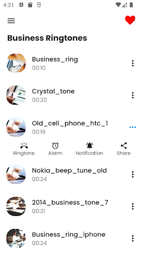 Business Ringtones Screen 3