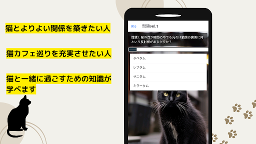 ねこ検定トレーニング　模擬テスト Screen 3