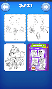 Alphabets- Coloring Book