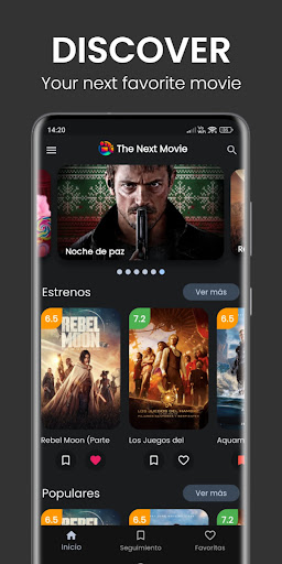 Android application The Next Movie screenshort