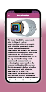 fitpro smart watch Guide