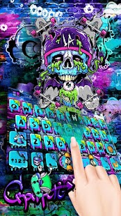 Skate Graffiti Tastatur thema Screenshot