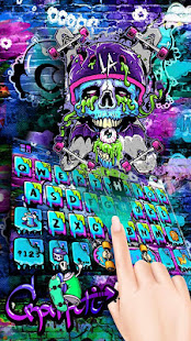 Skate Graffiti Keyboard Theme 7.3.0_0413 APK screenshots 2