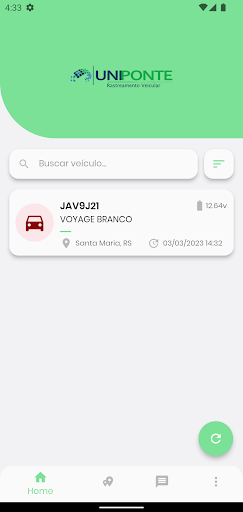 Android application Uniponte screenshort