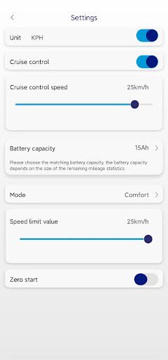 Android application ZWHEEL screenshort