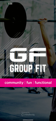 Android application GF Group Fit screenshort