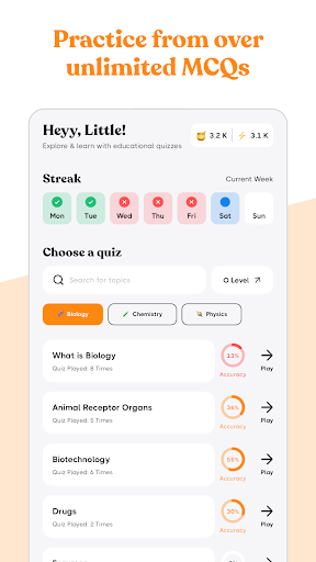 Android application MCQsLearn: All-in-One Courses screenshort