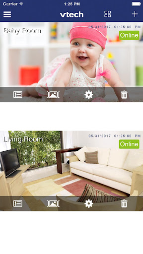 MyVTech Cams Screen 2