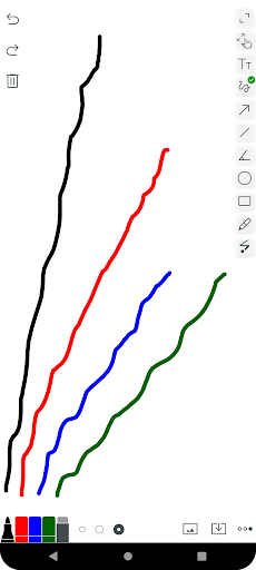 Android application Whiteboard screenshort