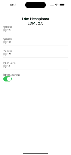 LDM Hesaplama Screen 2