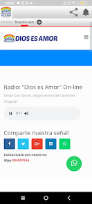 Captura de Pantalla 2 Radio Dios es Amor - San Ramón android