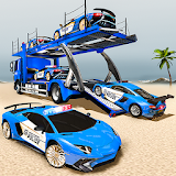 US Police Transporter Truck: Car Driving Games icon