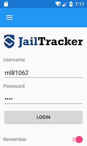 Jailtracker Mobile Screen 3