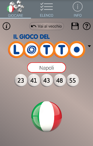 Lotto Italia Pro: Algoritmo Screen 3