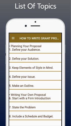How to Write a Grant Proposal Screen 2
