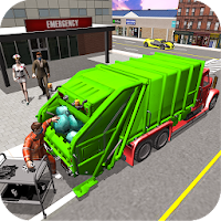 Hospital Garbage Transport Truck Simulator 2020