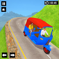 Superhero Tuk Tuk Auto Rickshaw Stunt Driving Game