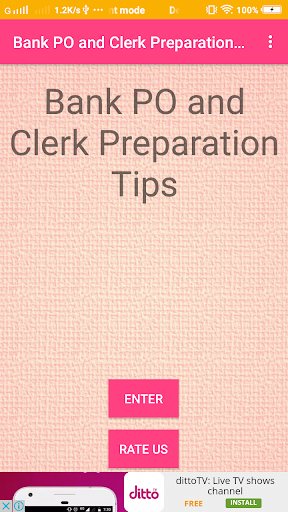 Android application Bank PO & Clerk Preparation screenshort