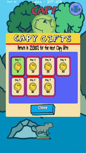 Capy Jump Screen 2
