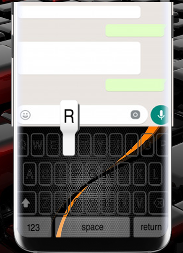 Carbon Fiber Tech Keyboard Theme