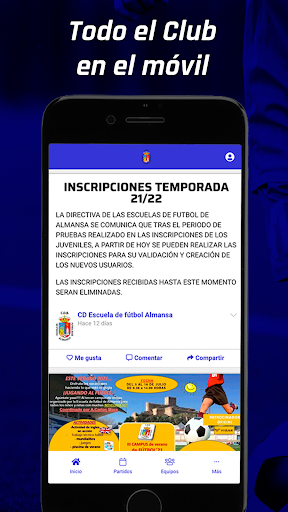 Android application CDE Futbol Almansa screenshort