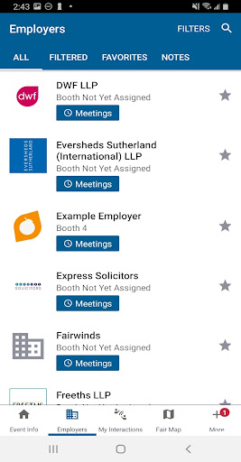 Career Fair Plus Screen 3