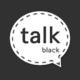 Stitch BLACK : KakaoTalk Theme icon