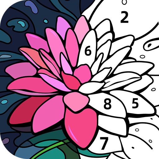 Coloring - color by number