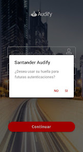 Captura de Pantalla 4 Santander AUDIFY android
