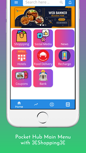 Pocket hub:CashbackProducts & Screen 2