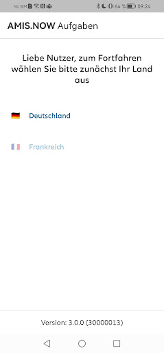 Android application AMIS.NOW für Vermittler screenshort