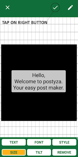 Postyza Text on photos