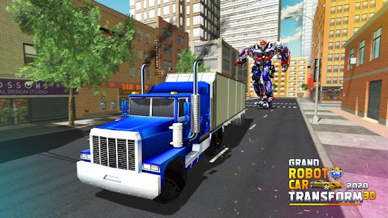Grand Robot Car Transform 3D Game Screenshot