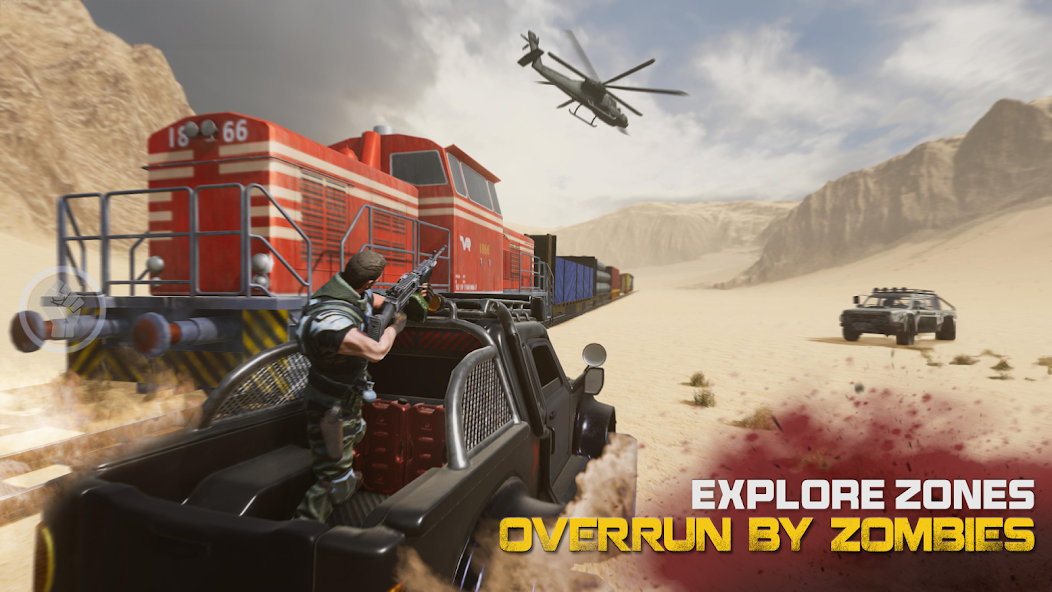 Zombie Gun 3D Apocalypse Games MOD APK screenshot