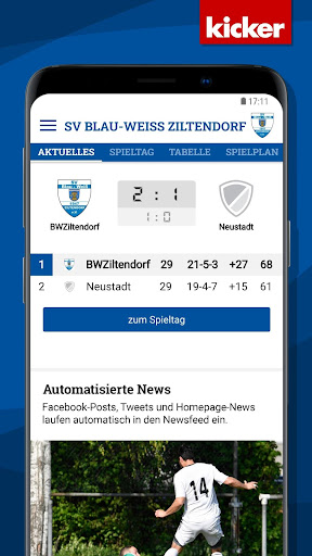 SV Blau-Weiß Ziltendorf Screen 3
